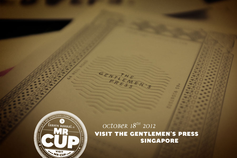 Mr Cup in Singapore / Nice to meet you : The gentlemen press
