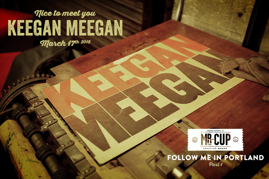?ice to meet you Keegan Meegan letterpress printer by www.mr-cup.com