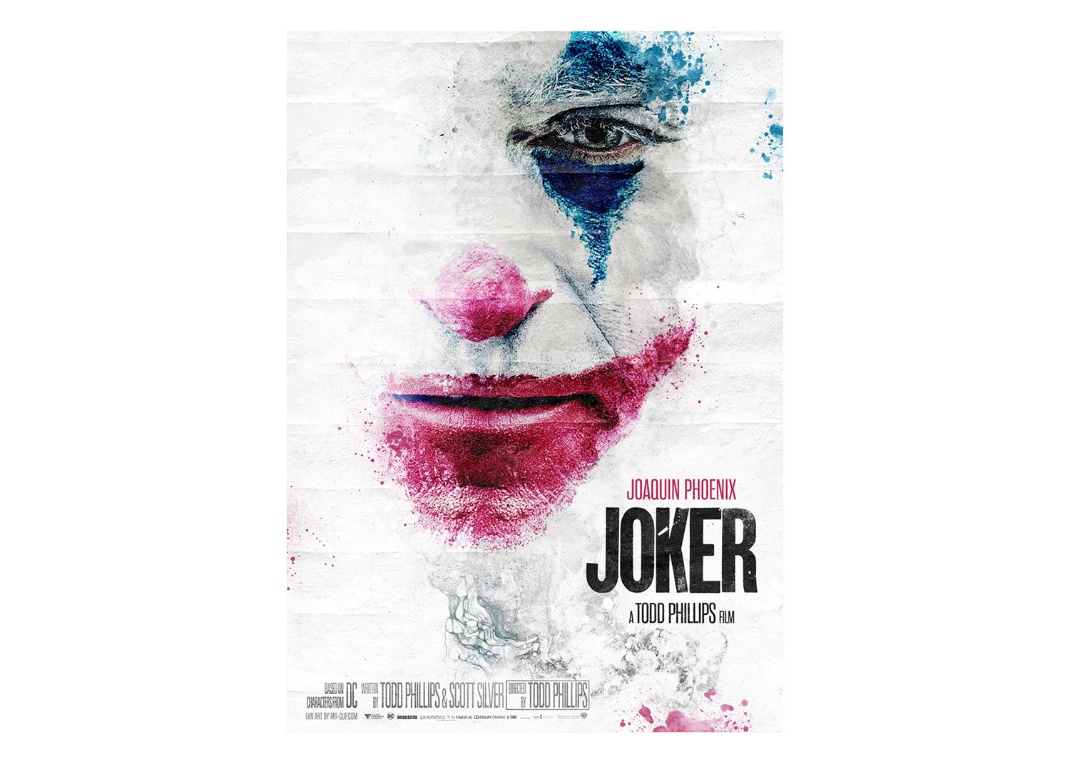 joker poster mockup