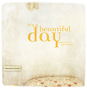 beautifulday wallsticker mr-cup.com