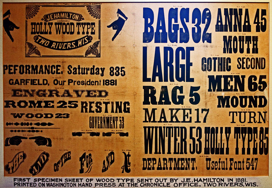 Hamilton Wood Type museum www.mr-cup.com