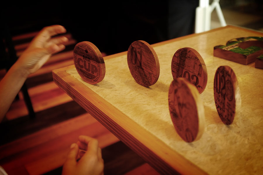 Wood coasters by www.mr-cup.com