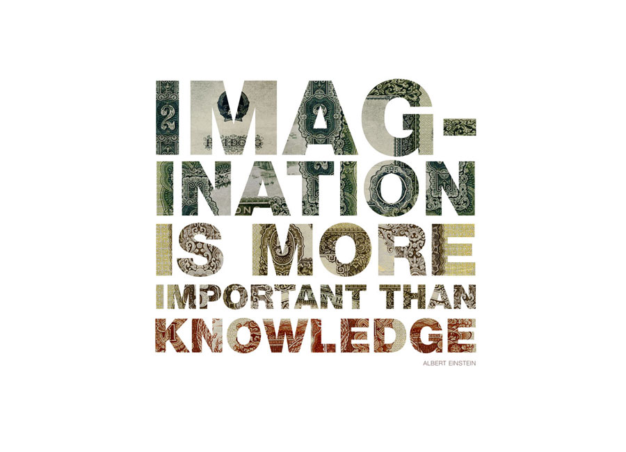 Imagination is more important than knowledge by www.mr-cup.com
