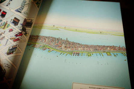 For lovers of maps and their charms : an invitation to travel first in spirit and imagination! "A Map of the World" is a superb collection of maps of continents, countries, cities, neighborhoods and imaginary worlds represented in the form of drawings, symbols, computer graphics, pixels, or characters typographical... A new generation of designers, illustrators and cartographers whose Antoine Corbineau Vesa Sammalisto, Khuan + KTron, Eboy or Family Summerbelle interpret these new visions of the world and delight !