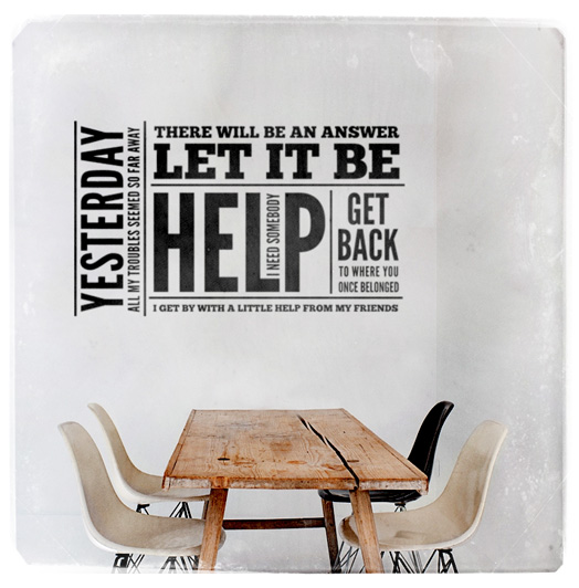 Help - wall sticker - www.mr-cup.com