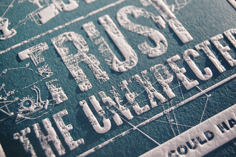 The 2014 letterpress calendar Creative Manifesto by www.mr-cup.com