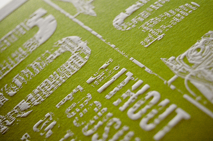 The creative manifesto 2014 letterpress calendar by www.mr-cup.com