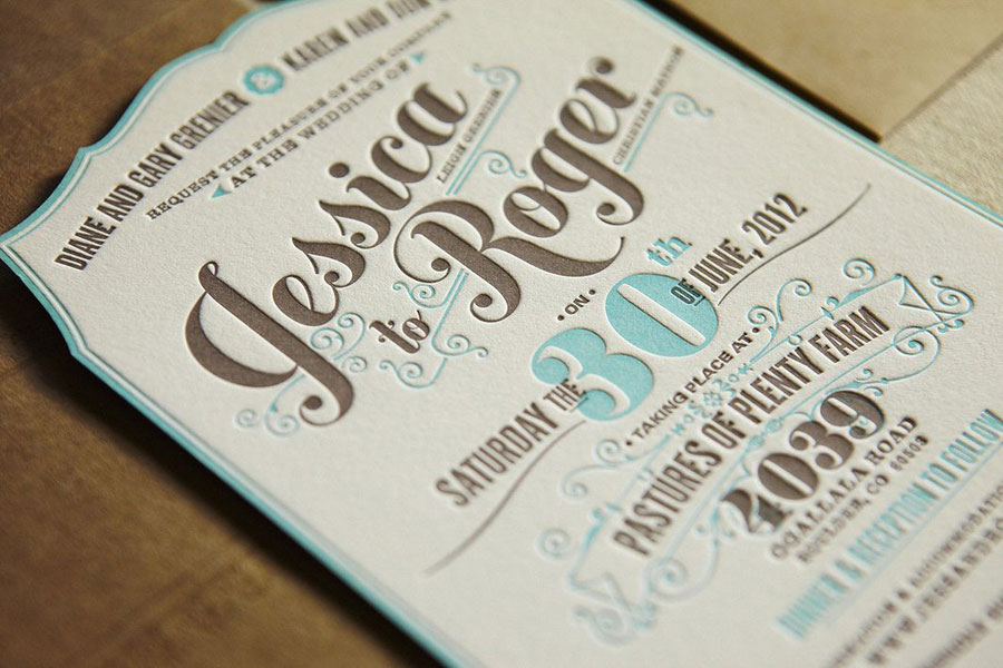 flourish letterpress www.mr-cup.com