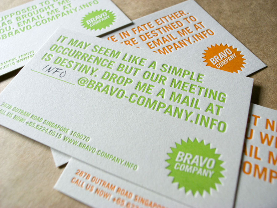 Nice to meet you Bravo Company Singapore - www.mr-cup.com