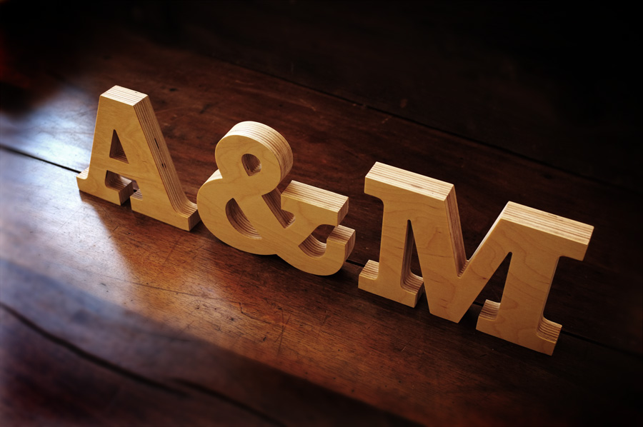 wood letters 2014 by www.mr-cup.com