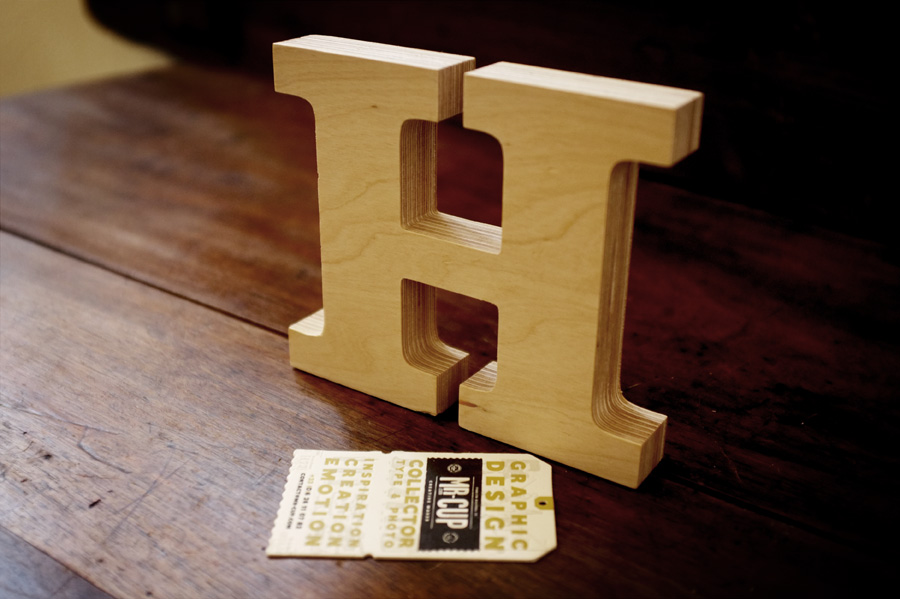 wood letters 2014 by www.mr-cup.com