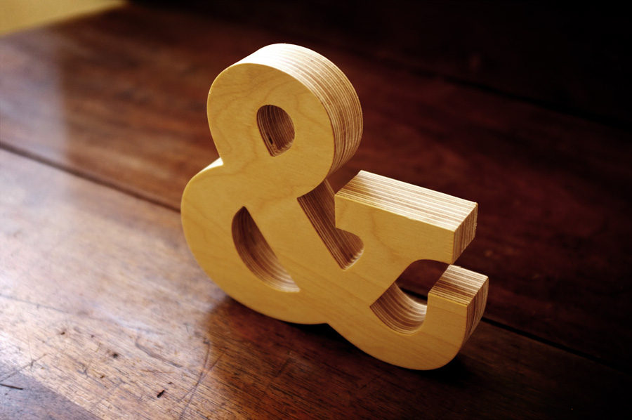 wood letters 2014 by www.mr-cup.com