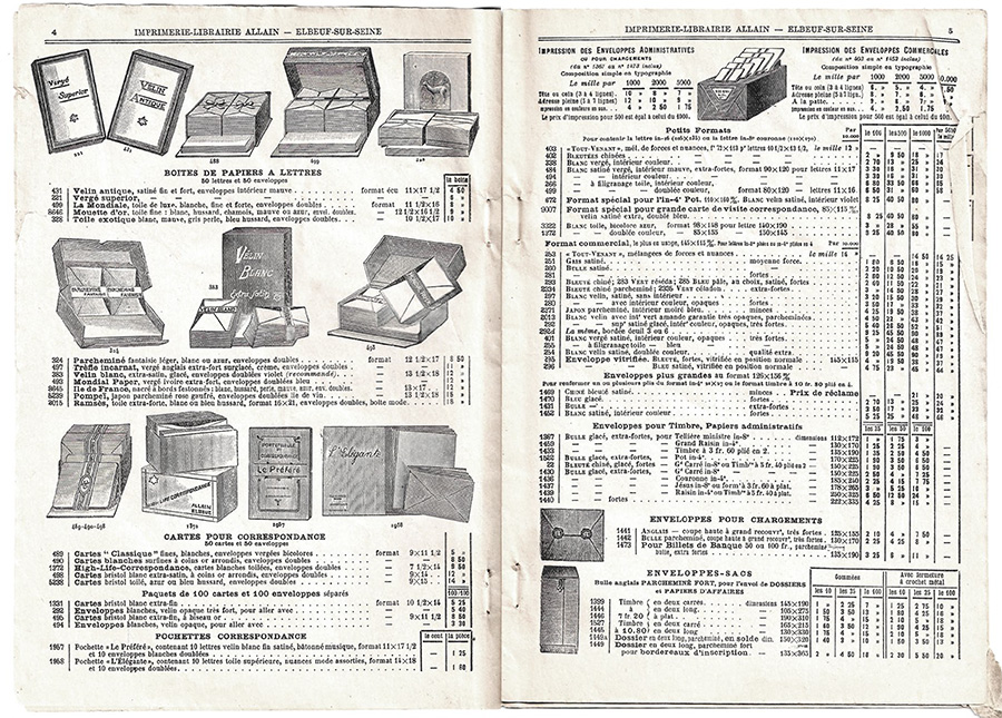 Tarif n23 - vintage catalog ebook by www.mr-cup.com