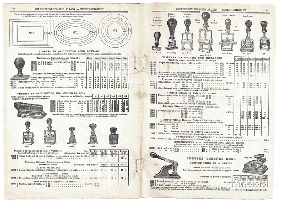 Tarif n23 - vintage catalog ebook by www.mr-cup.com