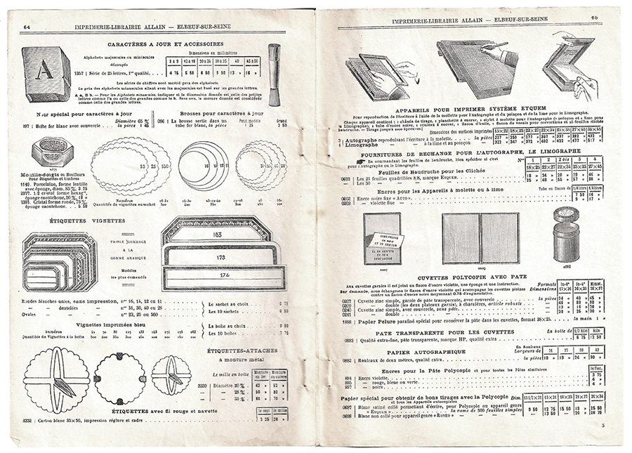 Tarif n23 - vintage catalog ebook by www.mr-cup.com