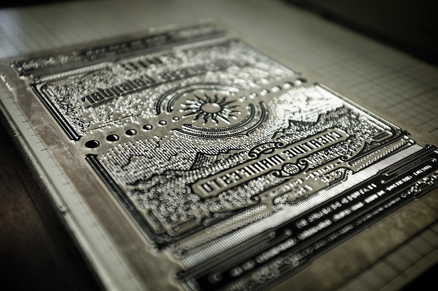 2015 letterpress calendar making of by www.mr-cup.com