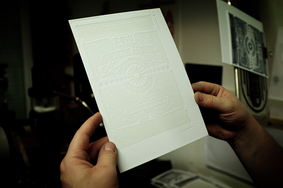 2015 letterpress calendar making of by www.mr-cup.com