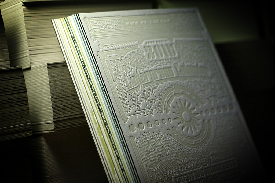 2015 letterpress calendar making of by www.mr-cup.com