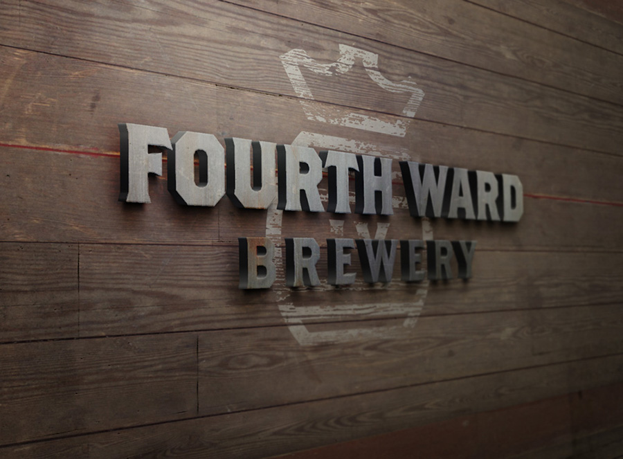 Fourth Ward Brewery Identity by Matt Stevens via www.mr-cup.com