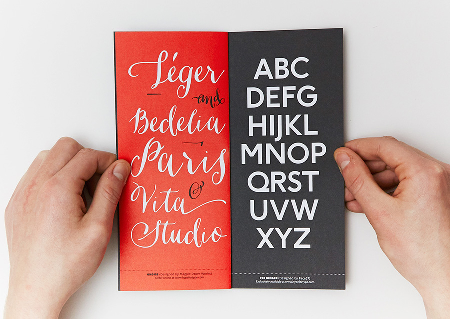 Little Black Font Book via www.mr-cup.com
