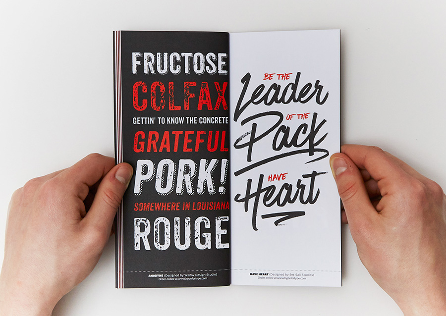 Little Black Font Book via www.mr-cup.com
