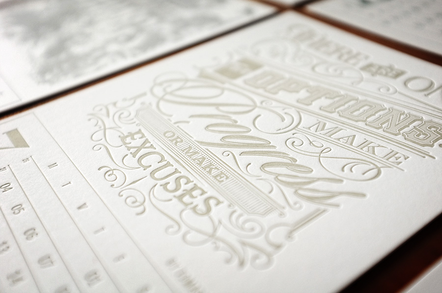 letterpress calendar by www.mr-cup.com