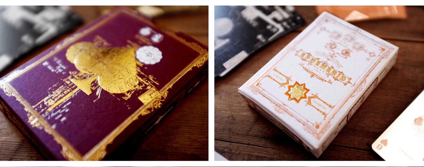 Details about   Ephemerid Metal Edition Playing Cards Gold Edition by Mr show original title Cup 