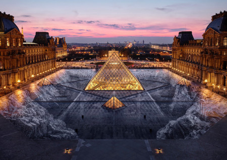 JR at the Louvres : le secret de La Grande Pryamide