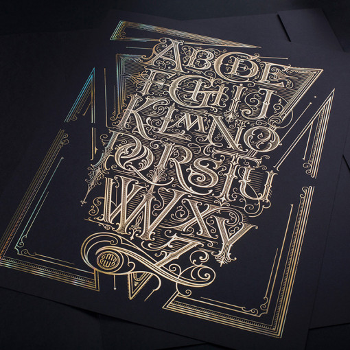 THE ALPHABET POSTER by Mateusz Witczak now in the shop